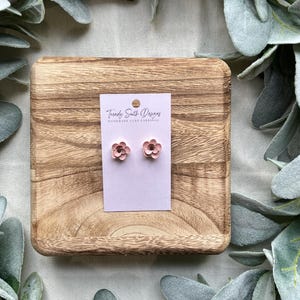 Floral Studs, Clay Stud Earrings, Clay Earrings, Polymer Clay, Easter Clay Earrings, Spring Clay Earrings