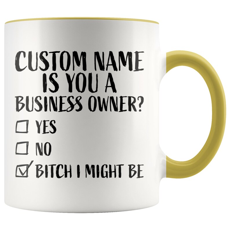 Personalized New Business Owner Gift Coffee Accent Mug Etsy