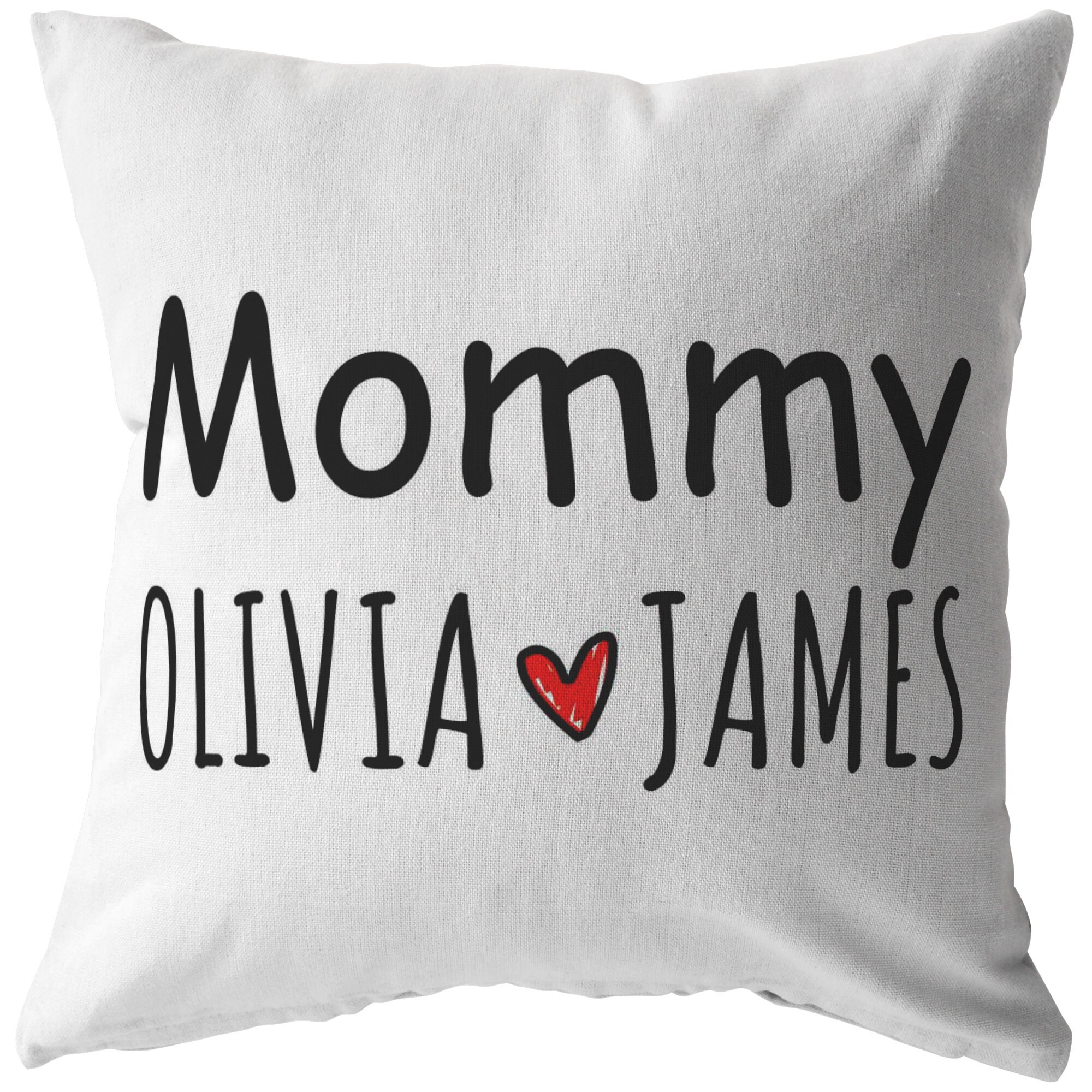 Custom Mommy Pillow Mommy Pillow Case Personalized Mom Gift Etsy