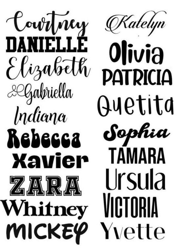 Custom Heat Transfer Vinyl Iron On Decal Apparel Decal Etsy