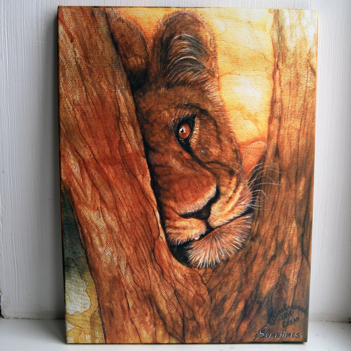 Lion print lion wall art animal print lion poster lion Etsy