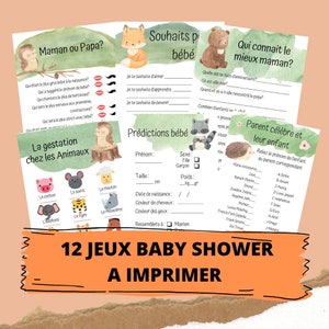 Jeux Baby Shower A Imprimer Fr Jeux Annonce Grossesse Cartes Etsy Jeux Baby Shower A Imprimer Fr Jeux Annonce Grossesse Cartes Etsy
