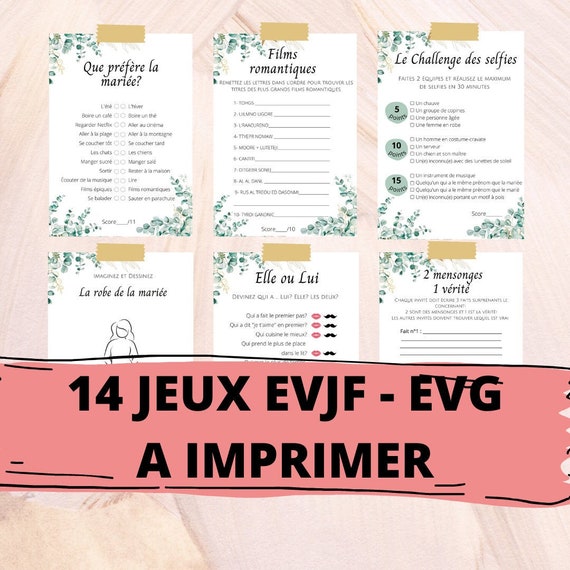 14 Jeux Enterrement De Vie De Jeune Fille Imprimer EVJF Etsy France 14-jeux-enterrement-de-vie-de-jeune-fille-imprimer-evjf-etsy-france