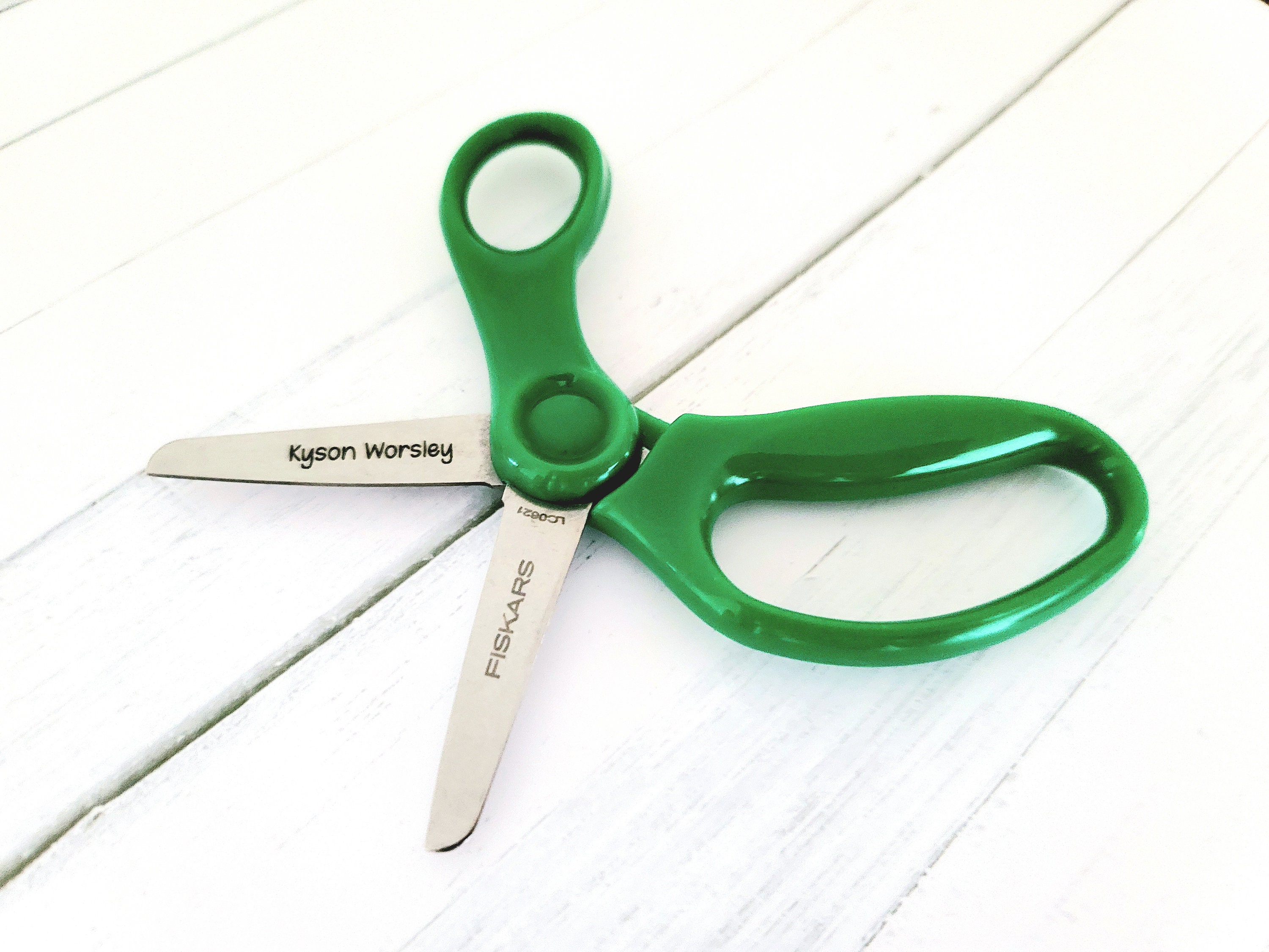 Kids Scissors Engraved and Personalized With Child's Name Choose