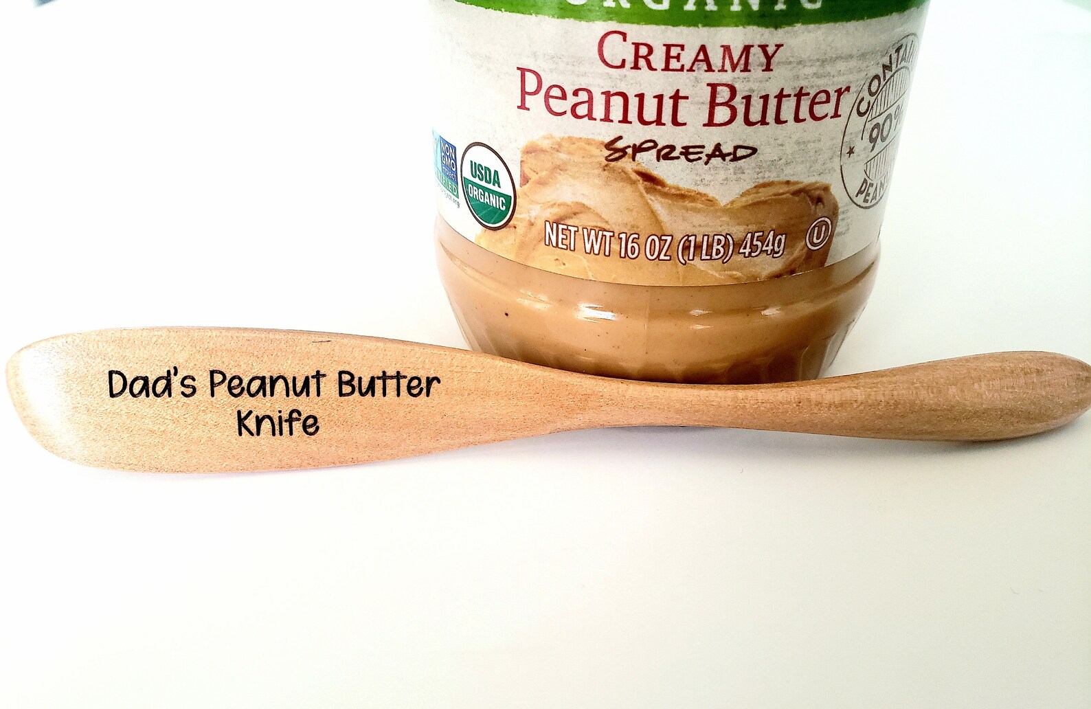 Peanut Butter Knife Custom Natural Wood Knife Spreader Etsy