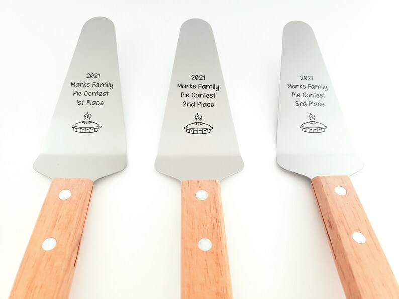Set of Pie Contest Winner Spatulas Pie Spatula Trio for Etsy