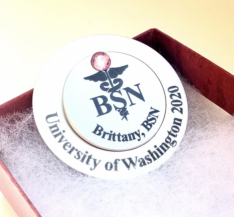 Engraved BSN Pin - Nurse Pin - Nurse Pinning Ceremony - Pinning ...
