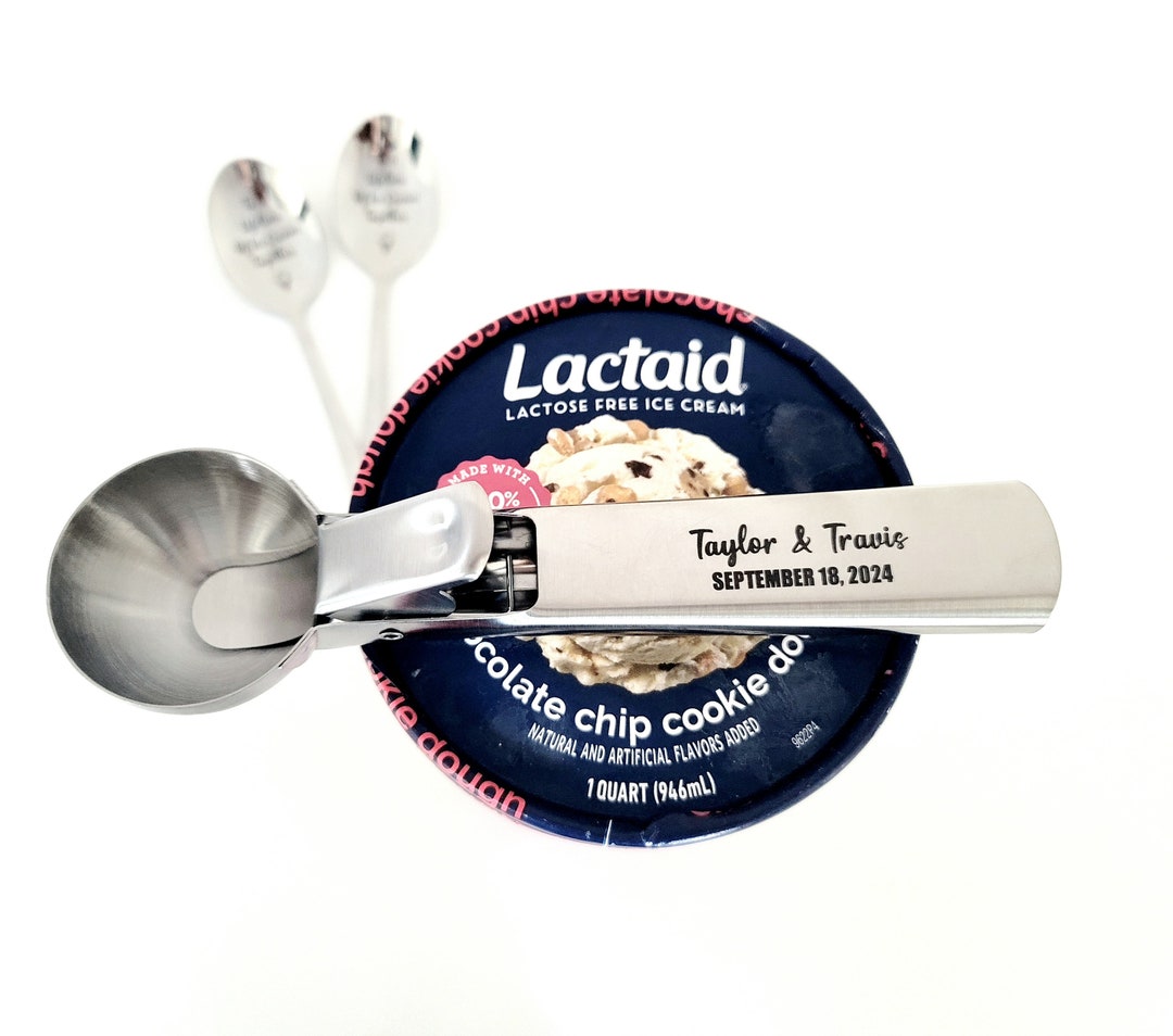 Personalized Stainless Steel Ice Cream Scoop Ice Cream Gift Etsy