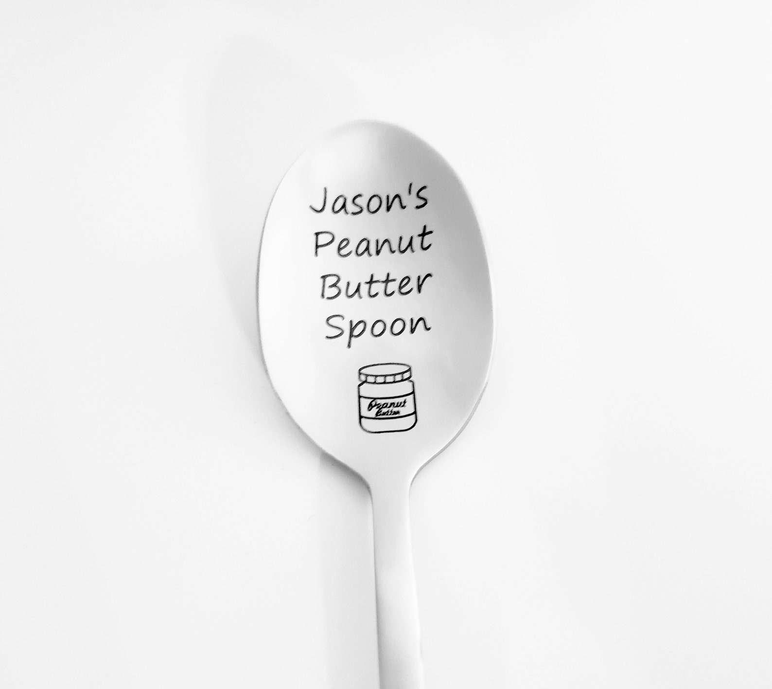 Personalized Peanut Butter Spoon Engraved Peanut Butter Etsy