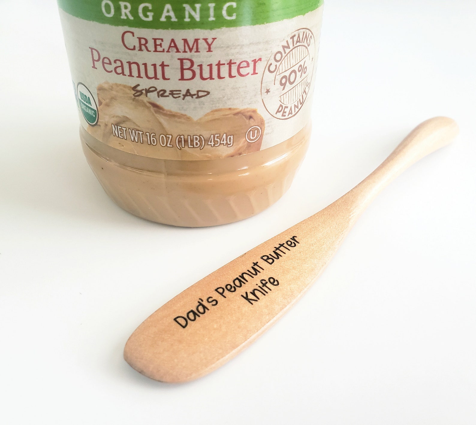 Peanut Butter Knife Custom Natural Wood Knife Spreader Etsy