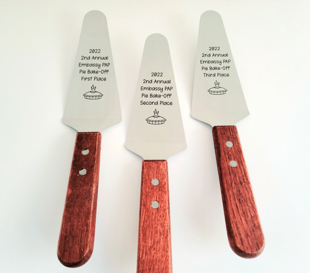 Set of Pie Contest Winner Spatulas Pie Spatula Trio for Contest Custom