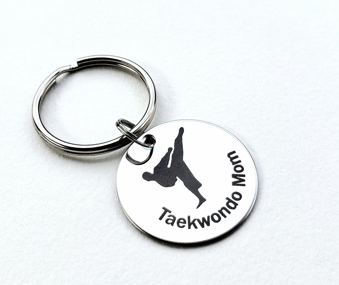 Custom Taekwondo Keychain Taekwondo Mom Keychain Personalized keychain