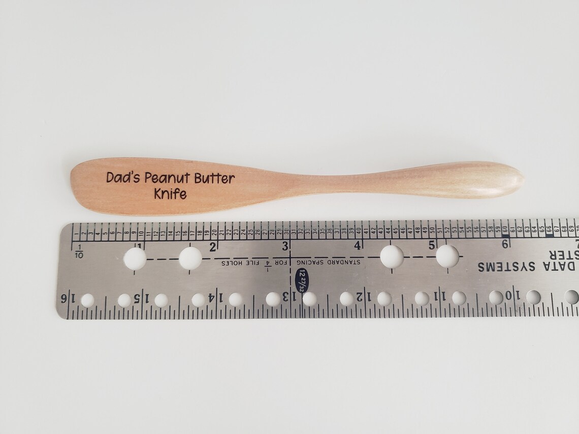 Peanut Butter Knife Custom Natural Wood Knife Spreader Etsy