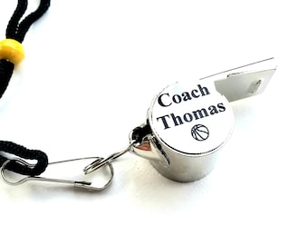 Custom Coach Whistle - Coach Whistle - Coach Appreciation Gift - Coach Gift - Engraved Coach Whistle - Sport Coach Whistle - Custom Whistle