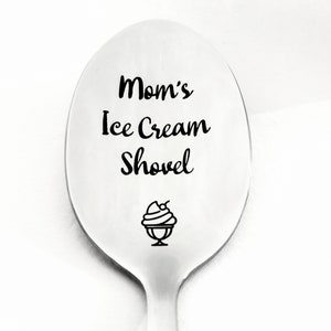 Custom Engraved Spoon - Custom Ice Cream Spoon - Engraved Spoon - Custom Spoon Gift - Personalized Spoon - Ice cream Shovel Spoon for kid