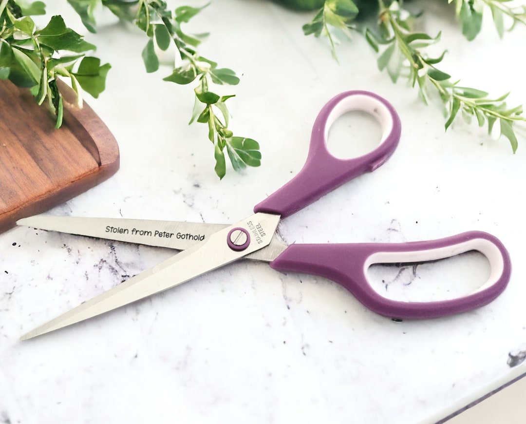 Engraved Adult Scissors - Personalized Cutting Scissors - Teacher ...