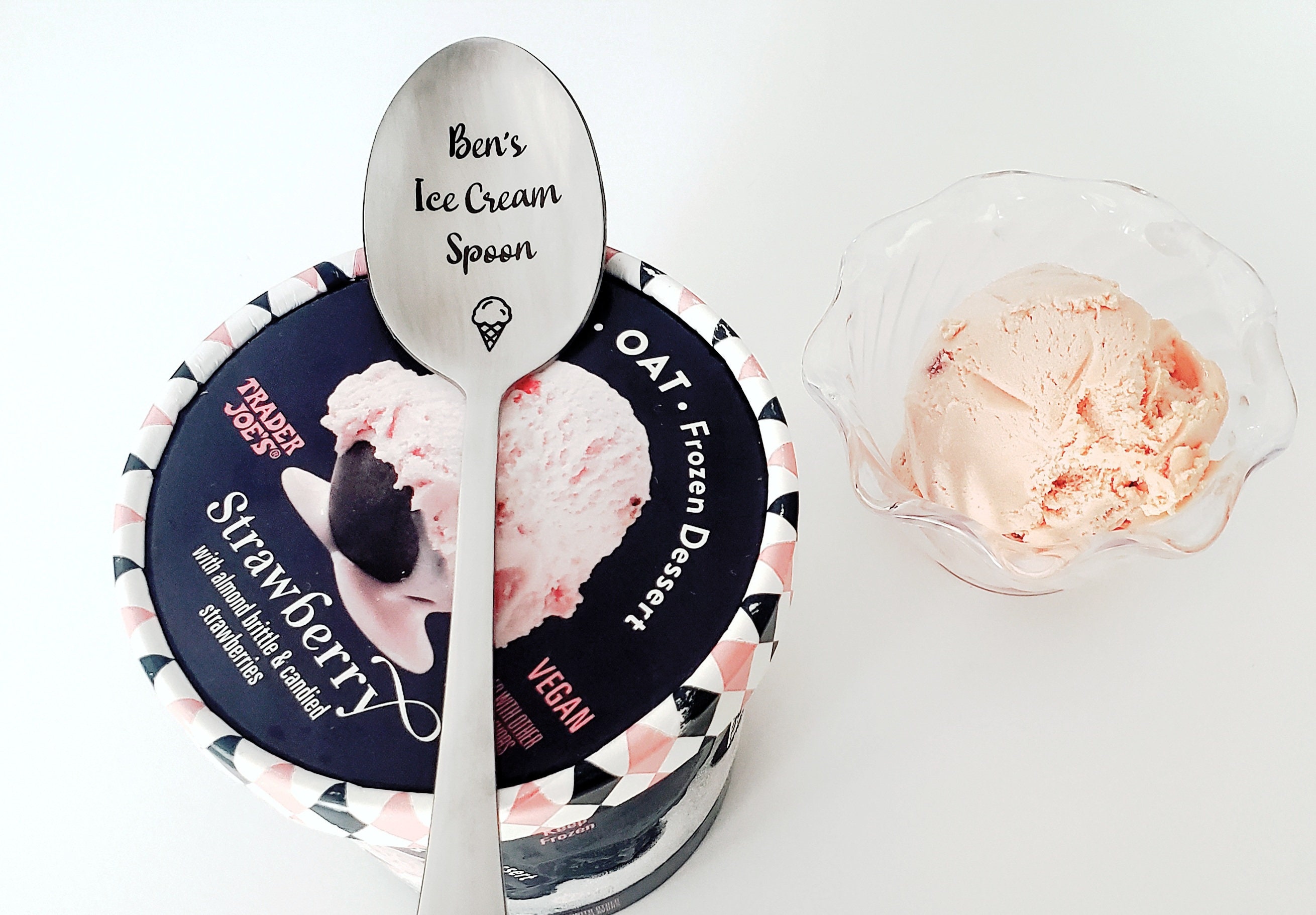 Personalized Ice Cream Spoon Custom Ice Cream Spoon Etsy