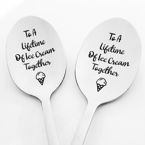Ice Cream Lovers Gift Spoon Wedding Gift Spoon Gift for a Etsy