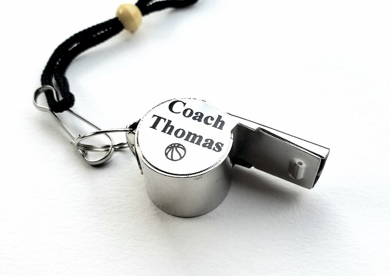 Custom Coach Whistle Coach Whistle Coach Appreciation Gift Etsy