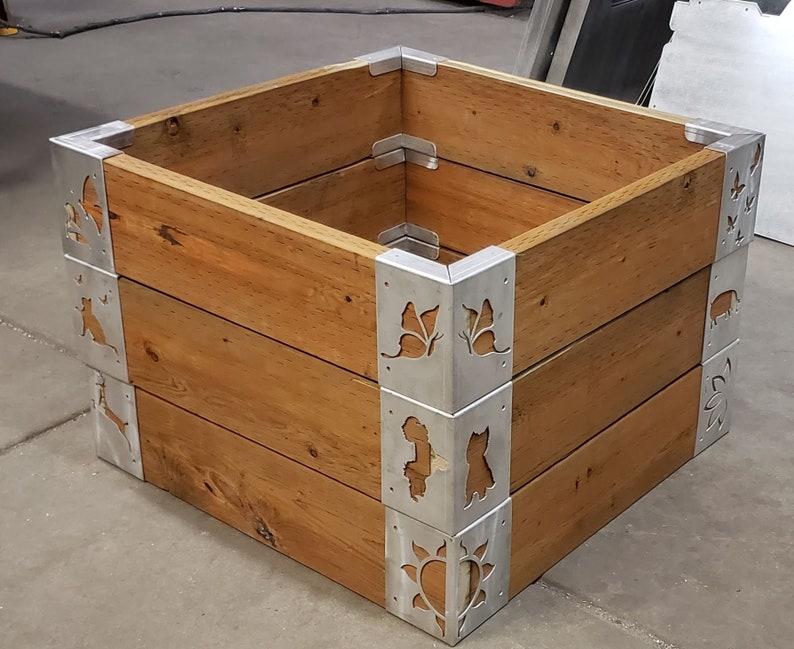 raised garden bed corner brackets