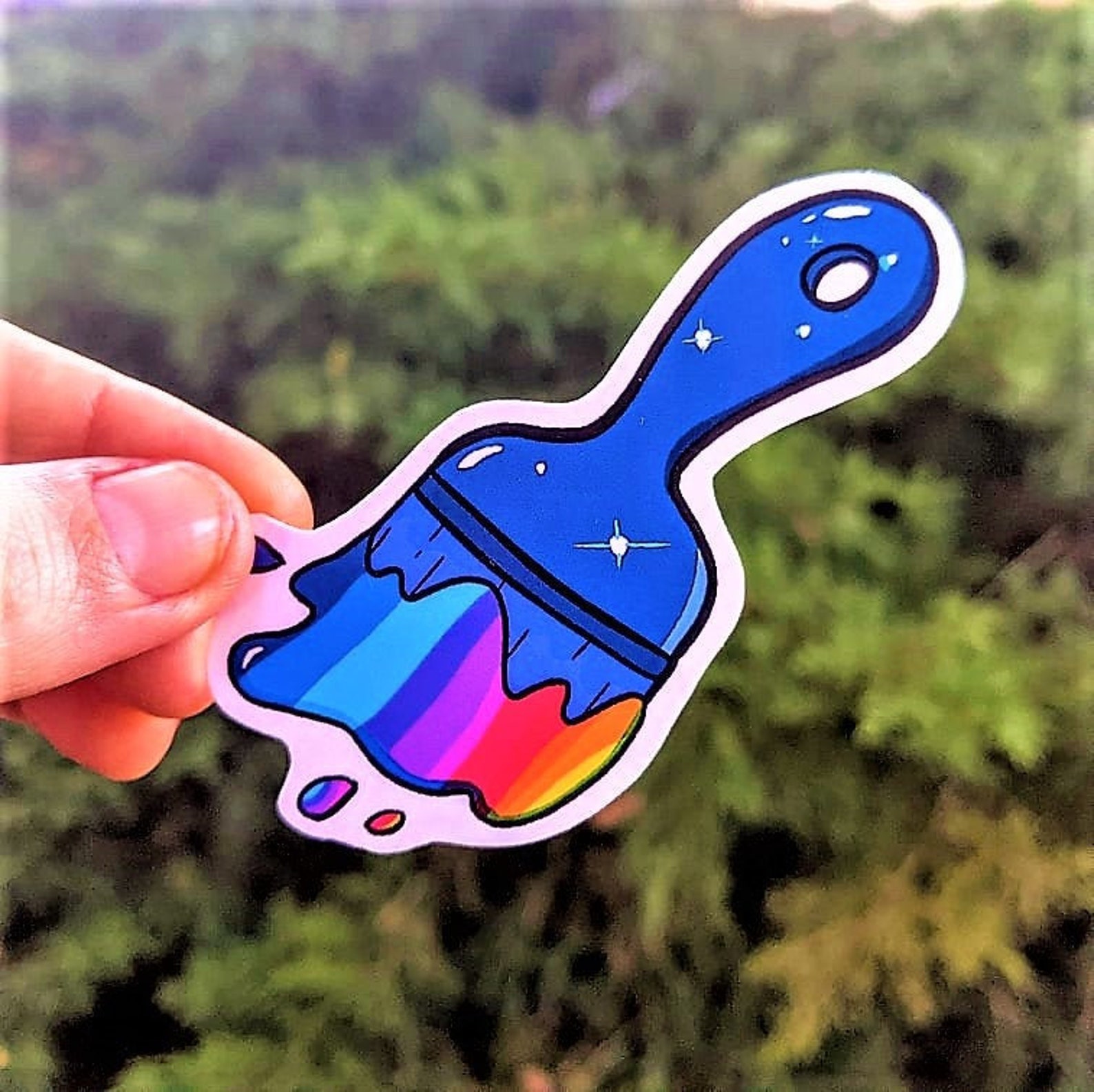 NEOPETS VINYL STICKER / Neopets Eventide Paint Brush Sticker Etsy