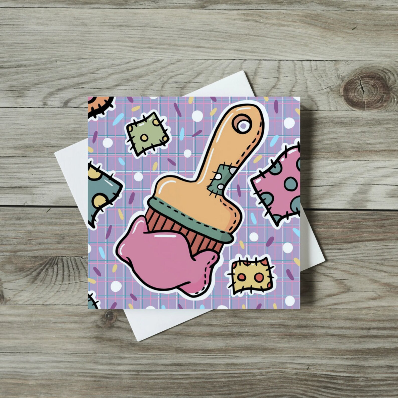 NEOPETS PRINT Plushie Paint Brush Cute Art Print Etsy