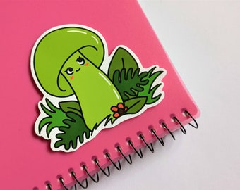 50 Stickers Champignons Mignons Kawaii - Autocollants étanches En Vinyle Pour Déco Laptop, Bouteille, Vélo, Valise - 7