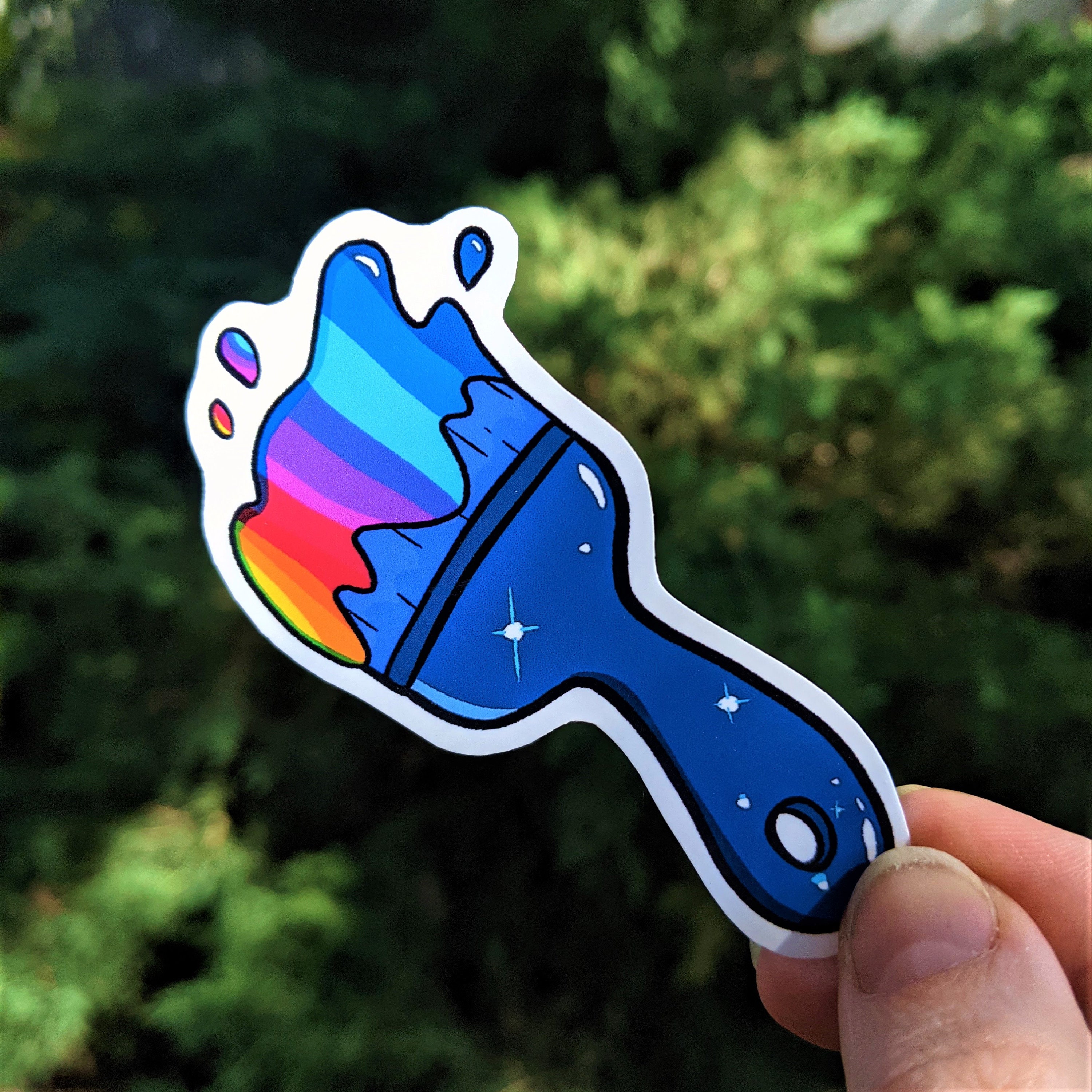 NEOPETS VINYL STICKER / Neopets Eventide Paint Brush Sticker Etsy