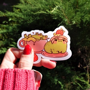 Goofy Frogs Vinyl Sticker | Waterproof Option | Cute Frog Sticker for ...