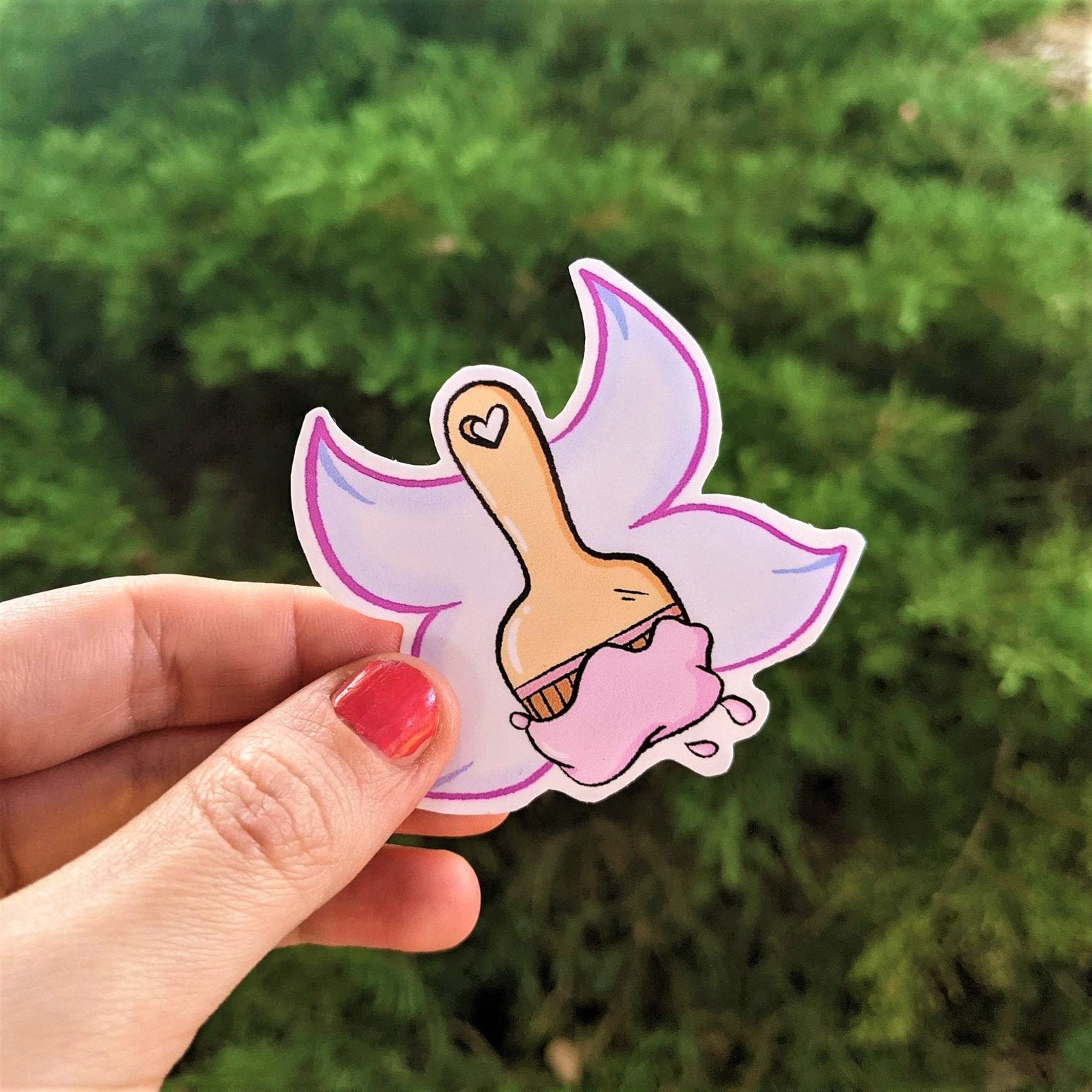 NEOPETS VINYL STICKER Neopets Faerie Paint Brush Neopets Etsy