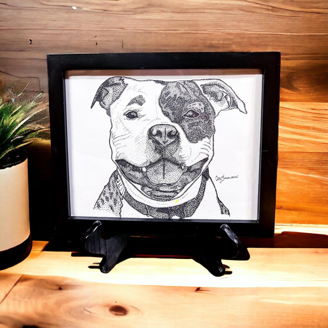 Custom Pet Portrait - Hand Drawn Animal Art, Personalized From Your ...