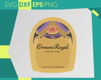 Free Free 241 Svg File Crown Royal Bottle Svg SVG PNG EPS DXF File