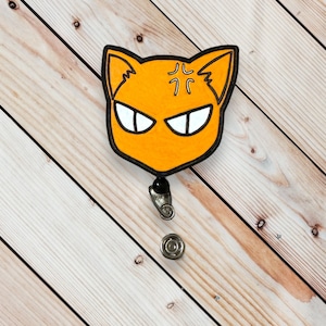 Anime Cat Badge Reel