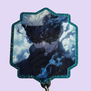 Anime Hero & Magical Girl Acrylic Badge Reels | ID Badge Holder