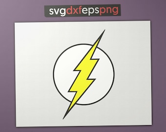 flash logo svg etsy