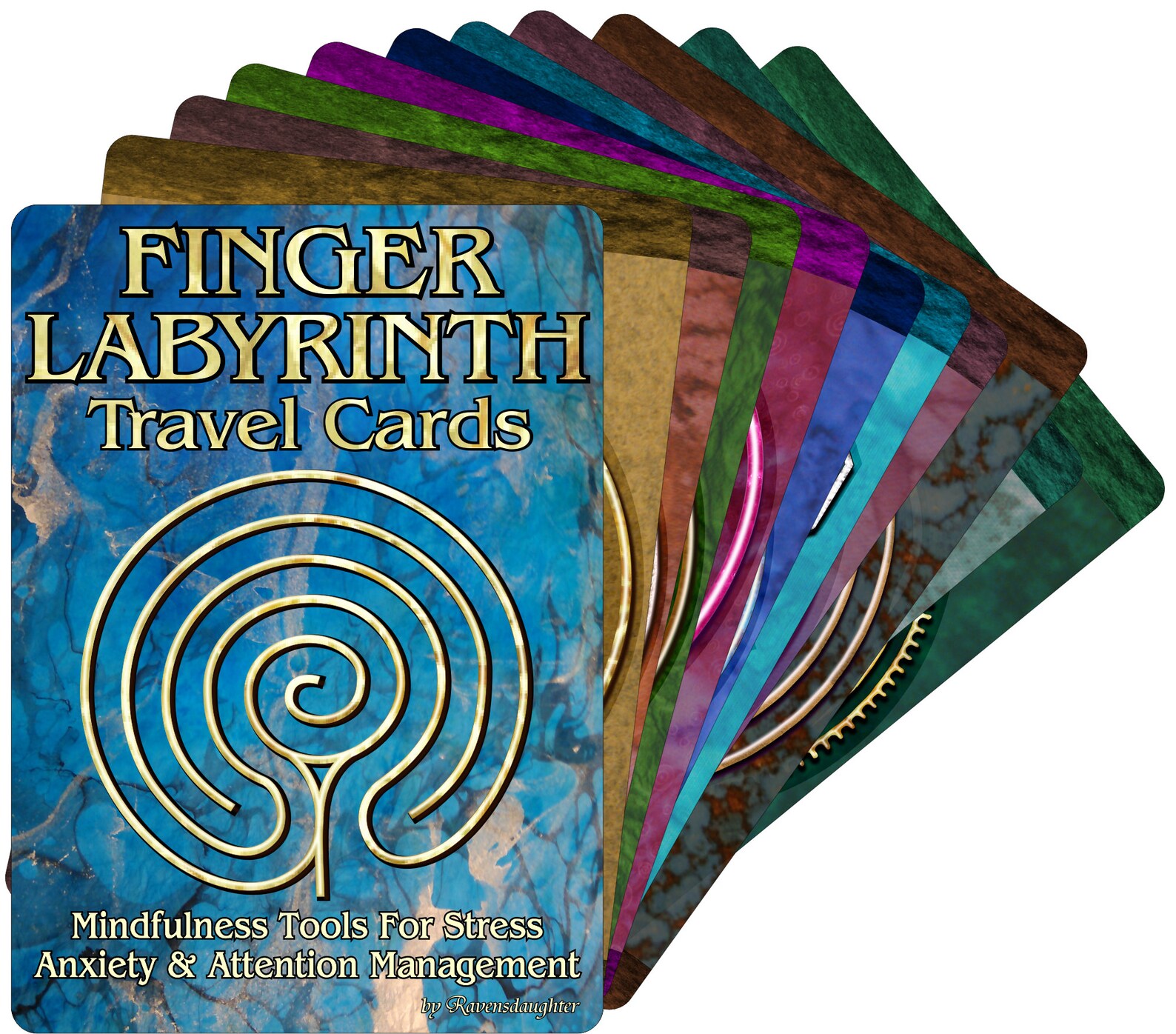 LABYRINTHS Finger Labyrinth Travel Cards 10count Pack Etsy