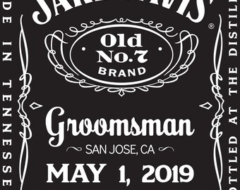 Custom Jack Daniels Label Pensandpieces