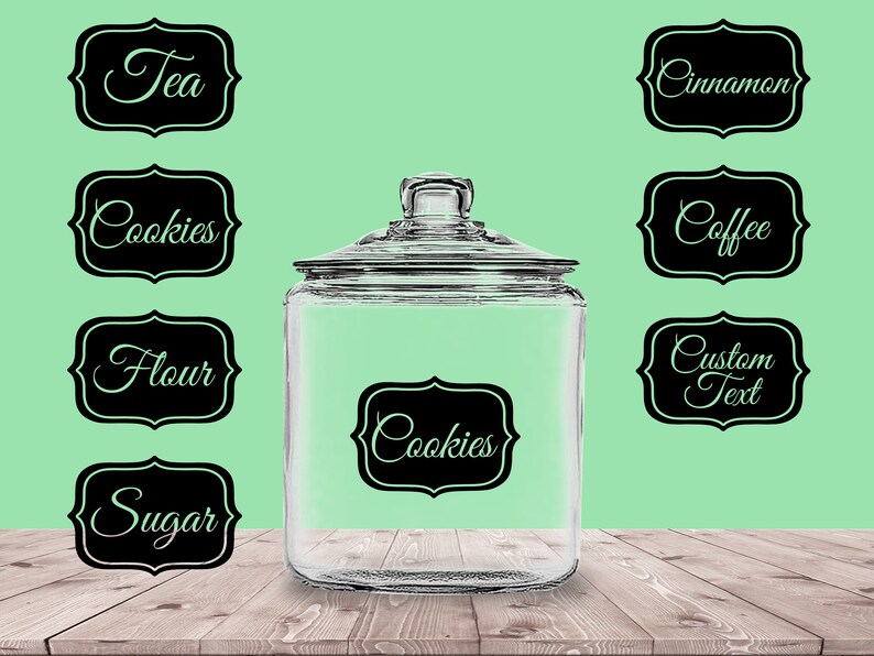 Vinyl Decal Label Kitchen Organization Label Pantry Label Etsy