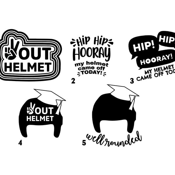 Cranial Helmet Decals Etsy