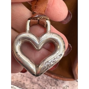 RARE Brighton geweven leren bucket bag bruine schoudertas met trekkoord Boho Y2K afbeelding 7