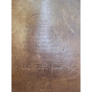 RARE Brighton geweven leren bucket bag bruine schoudertas met trekkoord Boho Y2K afbeelding 4