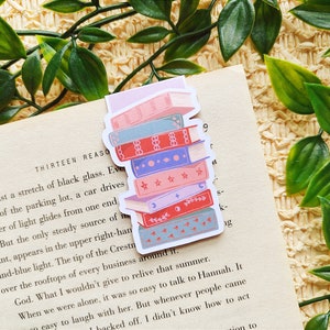 Segnalibro magnetico/Pila di libri Segnalibri magnetici/Pila di libri Segnalibro con magnete/Regalo per i lettori/Accessorio per libri/Regalo di lettura