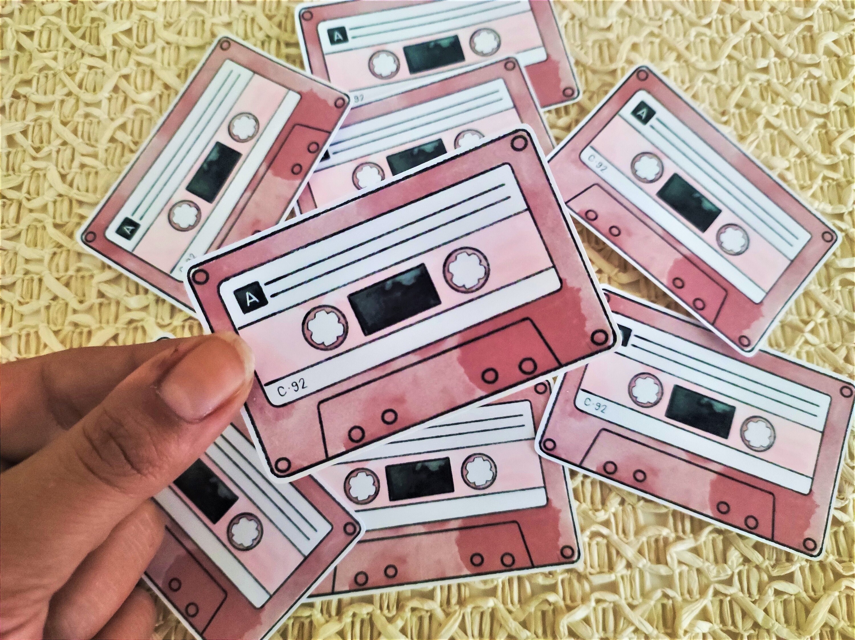 Cassette Paper Label - Etsy