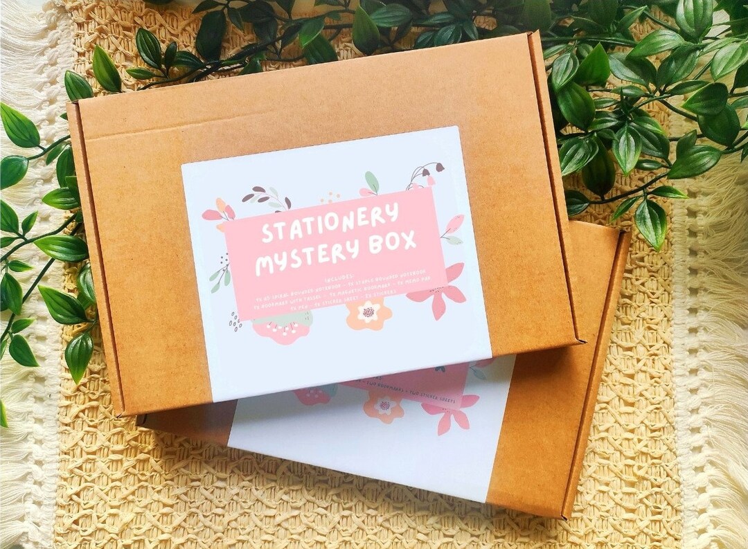 STATIONERY MYSTERY BOX Stationery Grab Bag Cute Stationery Bundle Box