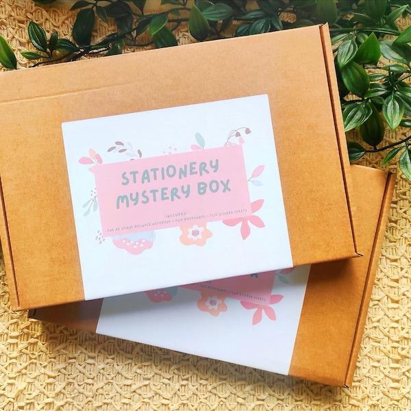 STATIONERY MYSTERY BOX | Stationery grab bag | Cute Stationery Bundle Box | Surprise Stationery Bumper Box | Stationery Lovers Gift Set
