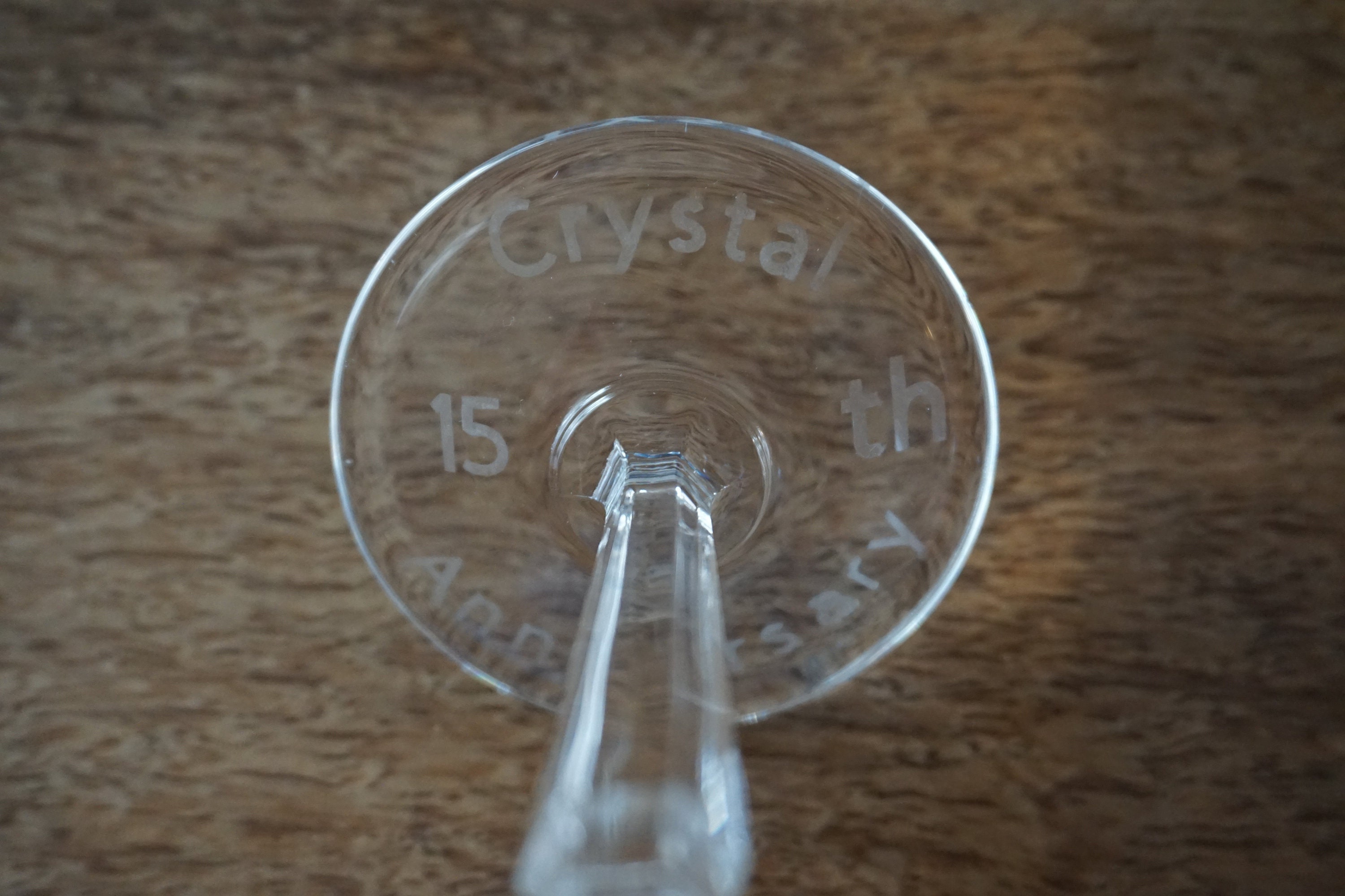 Crystal Anniversary Gift for Couple 15th Anniversary Crystal Etsy