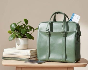 Vintage Samsonite Silhouette Weekender Avocadogroen jaren 70