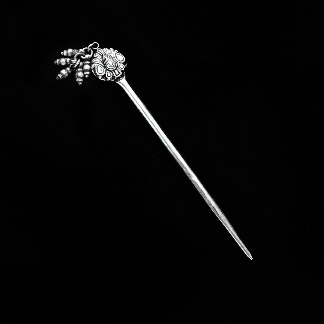 Tribal Silver Bun Fork Hair Stick Women Jewelry India Etsy UK