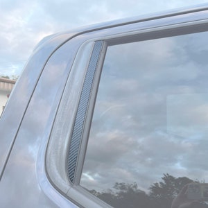 Tufskinz | C-Pillar Accent Trim - Fits 2019-2025 Silverado/Silverado HD - 2 Piece Kit