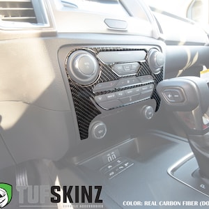 Moldura decorativa Tufskinz para control de climatización - Compatible con Ranger 2019-2023 - Kit de 1 pieza